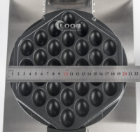 Machine à Gaufres Électrique Commerciale Professionnelle Antiadhésive Rotative à Plaques Interchangeables pour Gaufres Bulle et Œuf, Prix de Gros, 110V/220V