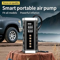 Nouveau Compresseur d'Air Portable 12V 10800mAh ABS avec Moniteur de Pression, Démarreur Intelligent pour Voiture, Pince de Démarrage Tout-en-un Numérique CE