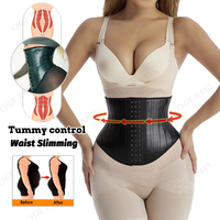 Ceinture de modelage en latex haute compression pour femme, effet sablier, amincissante et réductrice, gaine ventre plat, corset et serre-taille