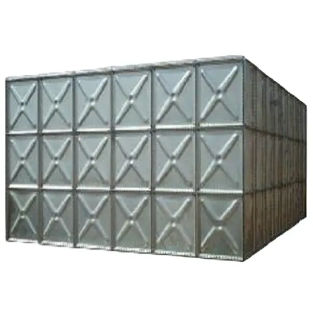 500 Cubic Meter galvanized steel panels bolted assembled water tank for factory industrial water storage