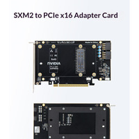 Kartu Grafis V100 Sxm2 Pciex16 Adapter Cardv100 16G 32G untuk Ai Nvlink Passive Gpu