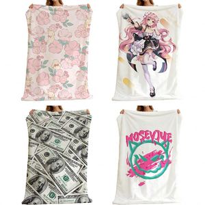 Bulk Wholesale Promotion Gift Good Selling Cozy Soft Plain Custom Flannel <b>Blanket</b> Logo - Product Image 2
