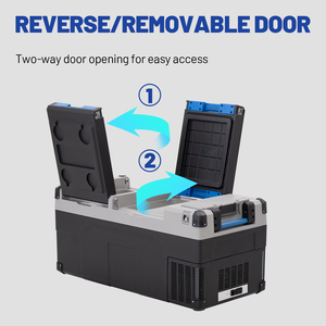 Réfrigérateur portable pour voiture <span class=keywords><strong>Alpicool</strong></span> E95 OEM/ODM, 12V, double usage, congélateur, compresseur, glacière, camping, extérieur, réfrigérateurs de voiture - Product Image 3