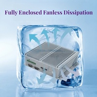 Vincanwo personalizado I3 pantalla táctil capacitiva PC Industrial sin ventilador Mini PC Panel táctil usado computadora Industrial al por mayor