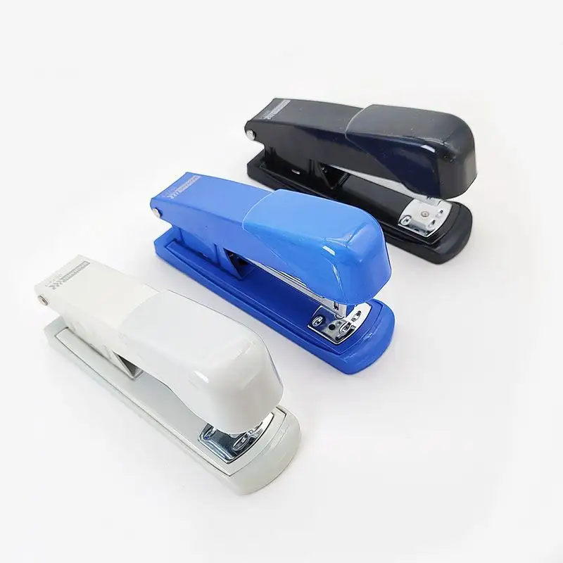 Manufacturer Wholesale Staplers Desktop Stationery New Metal Plastic Stapler School Office Paper Binding Supplies Hand Staplers