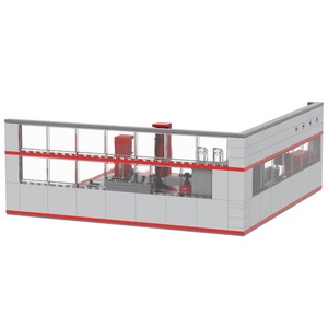 661 pièces MOC4122 Ensemble de briques de garage pour atelier de réparation automobile, modèle Speed Champion, blocs de construction en plastique à assembler soi-même, jouets pour - Product Image 5