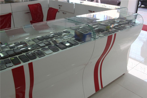 Mostrador <span class=keywords><strong>de</strong></span> Exhibición para Teléfonos Móviles con Diseño Profesional en 3D, Mesa <span class=keywords><strong>de</strong></span> Servicio para Tienda <span class=keywords><strong>de</strong></span> Telefonía Móvil - Product Image 3