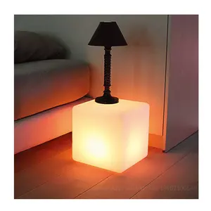 16 Color Change Led Lighted Nightstand For Sales (Cb400)