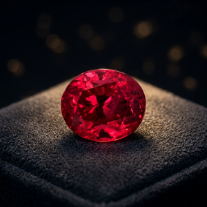 Rubí Rojo Corte Ovalado, Piedra Suelta Natural y Sintética, Tamaños Personalizados para Anillos y Colgantes - Product Image 5