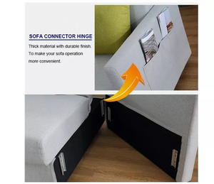 Hiện đại G02 giường bằng gỗ khung kết nối sắt bản lề đường sắt Chân đế cho phòng ngủ phòng khách hội thảo hoặc căn hộ sử dụng - Product Image 6