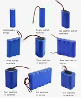 Batterie au lithium 10840 3.7V 600mAh Stylo laser Lumière électronique pour la peau Lampe de camping Mini lampe Stylo dentaire Lumière adaptée