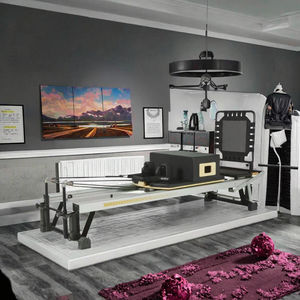 Máquina <span class=keywords><strong>de</strong></span> Pilates Reformer Profesional Portátil <span class=keywords><strong>de</strong></span> Aluminio para Gimnasio en Casa y Equipo <span class=keywords><strong>de</strong></span> Yoga para Uso en Estudio, Opción Saludable - Product Image 2