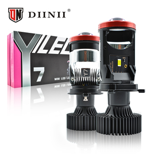 Diinii 90W Bi Led Koplamp 9000lm 12V H4 Mini <span class=keywords><strong>Projector</strong></span> IP-68 Waterdichte Aluminium High-Speed Stille Ventilator Led Koplampen - Product Image 1