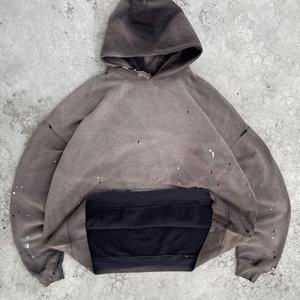 400GSM <b>Comfy</b> <b>Hoodie</b> Vintage Acid Washed Manufacturer Custom logo Digital Printed Cozy <b>Hoodie</b> <b>Hoodie</b> Cotton Vintage for Men - Product Image 3