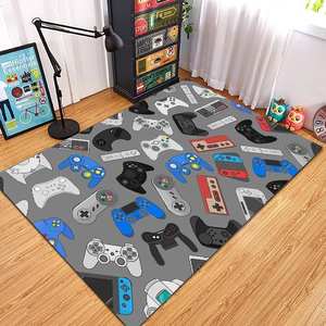 Tapete de dibujos animados para Gamer, alfombras lavables antideslizantes para sala de estar, estudio, dormitorio, para niños, <span class=keywords><strong>2023</strong></span> - Product Image 4