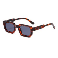 Vente en gros 2025 Lunettes de soleil tendance de luxe Unisexe Uv400 PC Carré Monture épaisse Lunettes de soleil de designer pour femmes Lady Girl Lunettes de soleil