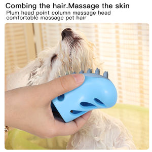 فرشاة استحمام للكلاب بتصميم جديد من المطاط مع شامبو وتدليك للحيوانات الأليفة - Product Image 5