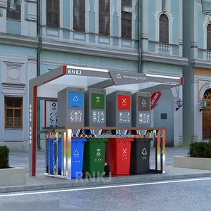 RNKJ High Efficiency Waste Management System Underground Rubbish Bins Underground Garbage Cans