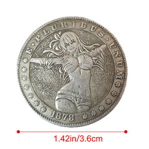 Drie 1878 Seks Godin Herdenkingsmunten Bikini Metal Retro Lucky Challenge Munt - Product Image 3