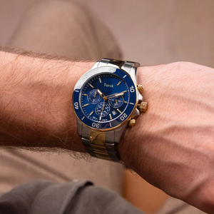 Montres pour hommes neuves, originales et authentiques, chronographe analogique à quartz lumineux, de luxe, étanches, <span class=keywords><strong>bracelet</strong></span> en acier inoxydable, cadeau - Product Image 5