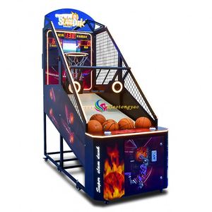 Luxury Coin-Operated Mobile Basketball Stand Electronic Indoor Arcade Game Shooting Machine English 110V/220V UK Plug - Product Image 4