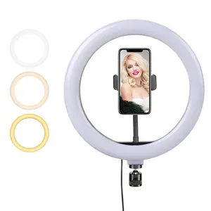 30cm/12 zoll Ring licht 2700-5500K Dimmable Outer Photographic LED Selfie Ring Light With Phone Holder For Video Live Studio