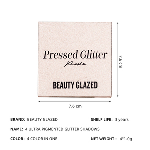 Beauty Glazed-paleta de sombra de ojos para chica, 4 colores, luz de luna, brillo, Perla luminosa, maquillaje de ojos de larga duración - Product Image 6