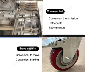 Full Automatic Burger <b>Maker</b> Machine Chicken Nuggets <b>Breading</b> Machine Automatic Chicken Nuggets Production Line - Product Image 3