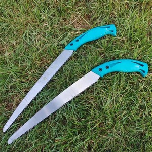 Sierra de podar Shanteng 270 con hoja de acero inoxidable y mango turquesa para jardinería y carpintería - Product Image 1