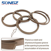 Joint d'étanchéité cylindrique en PTFE rempli de matériau KZT 120*112-7.9, joint anti-usure KZT