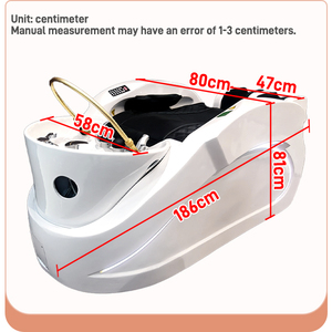 Salon de coiffure inclinable bassin de lavage bol évier Saloon chaise de shampooing de <span class=keywords><strong>Massage</strong></span> électrique et bol avec fonction de <span class=keywords><strong>Massage</strong></span> électrique des jambes - Product Image 3