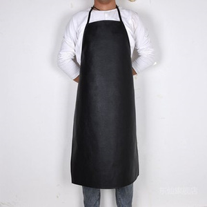 Waterproof <b>apron</b>, special leather <b>apron</b> for fish and seafood processing, oil-proof soft leather, butcher's kitchen <b>work</b> - Product Image 2