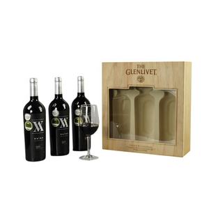 Caja de Regalo de Madera para 3 Botellas de Vino, Hecha a Mano, con Ventana, Acabado Barnizado Reciclable, Forma Rectangular, Personalizable - Product Image 4