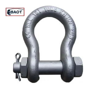 BAOT 3/8 anchor fairlead mooring screw pin bow type paracord quick release galvanised shackle