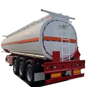 Carbon Steel 40cbm 42000 L Diesel Fuel Trailer Tanker 45000 Liter Volume Storage Trailer Water Tank