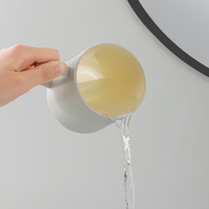 New Design Simple Shape Wash Cup Mouthwash Cup Tooth Bucket Toothpaste Storage <b>Box</b> Two Tone Mouthwash Cup for Bathroom - Product Image 2