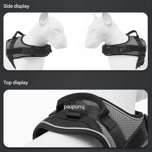 เสื้อกั๊กสายรัดสุนัขไนลอนสะท้อนแสงสำหรับฝึกสุนัขกลางแจ้งเล่นกีฬา1000D งานหนักสำหรับฝึกสุนัขขนาดใหญ่ขนาดกลาง - Product Image 4