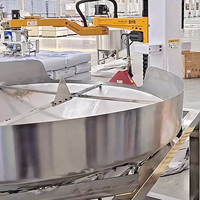Nouveau robot de chargement/déchargement de sacs de grande capacité Ruisitong entièrement automatique, capacité de 50 kg, avec PLC et moteur, hauteur de superposition de 1,5 à 2 m