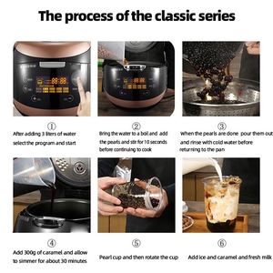 เครื่องทำชาไข่มุกมันสำปะหลังอัจฉริยะอุปกรณ์5L ชานมเชิงพาณิชย์ความจุขนาดใหญ่อุปกรณ์ปรุงนมไข่มุก<span class=keywords><strong>สาคู</strong></span>อัตโนมัติ110โวลต์ - Product Image 3