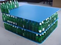 Personnalisé 1200*1000mm pour PP Feuille Ondulée En Plastique Couche Tampons Panneaux Boisson Gazeuse Bouteille En Verre Protection Diviseur Palette
