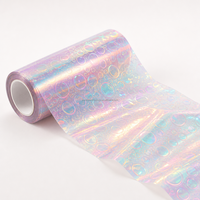 Film holographique PET 0,25 mm Max, effet arc-en-ciel, pour lamination, emballage cadeau, emballage de cigarettes, rouleau, taille personnalisée, prix usine