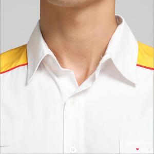 メンズワークウェア半袖シェルシャツサマーワークウェアスタッフワーキングユニフォーム - Product Image 5