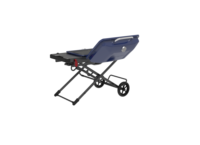 Barbecue à gaz pliable d'extérieur avec grande surface de cuisson, portable, pour camping, avec revêtement antiadhésif et thermomètre intégré