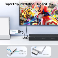Adaptateur Wii vers HDMI Plug and Play 1080P 60Hz avec sortie audio 3,5 mm pour console Wii PAL NTSC, directement de l'usine
