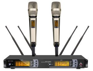 Skm9000 chuyên nghiệp ngưng tất cả các kim loại đúng sự đa dạng FM Micro không dây 4 ăng-ten UHF hệ thống Tiếng ồn hủy bỏ - Product Image 2