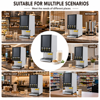 Distributeur de boissons commercial multi-saveurs OEM pour comptoir, machine à préparer instantanément du lait de soja, du thé au lait et des jus pour les magasins de proximité