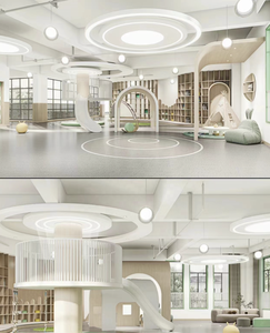 Diseño de Espacio Interior para Guardería, Vestíbulo, Área de Juegos Interior, Diseño de Muebles para Biblioteca de Escuela <span class=keywords><strong>Montessori</strong></span>, Estanterías para Jardín de Infancia - Product Image 5