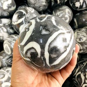 Sfera di cristallo di diaspro conchiglia lucidata a mille <span class=keywords><strong>occhi</strong></span> naturali affascinanti <span class=keywords><strong>per</strong></span> la decorazione - Product Image 2