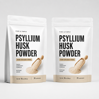 70 portions de poudre de psyllium 10oz – Complément de fibres solubles pures pour une digestion saine – Sans OGM, végétalien, marque privée, OEM