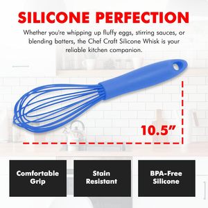 Batidor Manual de Silicona de Grado Alimenticio, Resistente a Altas Temperaturas, para Crema y Repostería, Gran Venta 2025 - Product Image 6